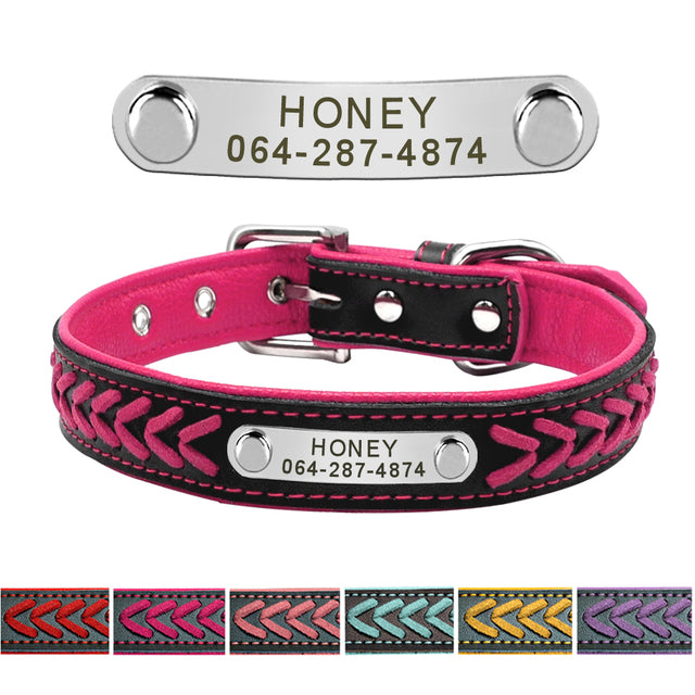Dog Heaven™ Personalized Leather Collar