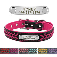 Thumbnail for Dog Heaven™ Personalized Leather Collar