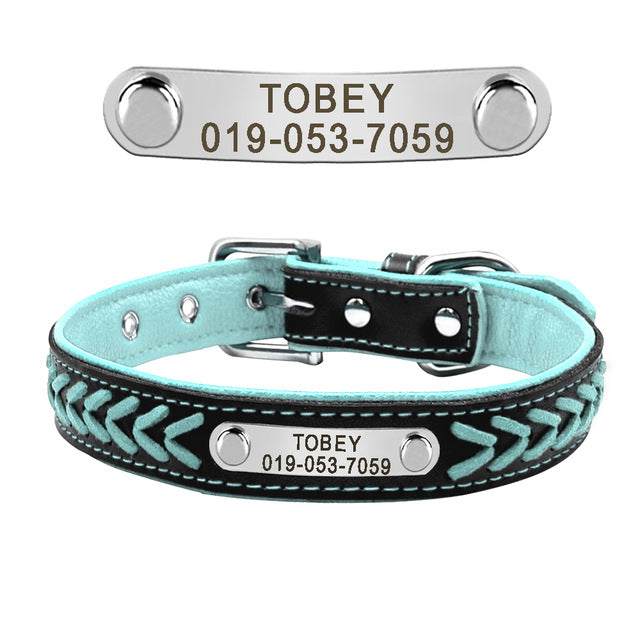 Dog Heaven™ Personalized Leather Collar