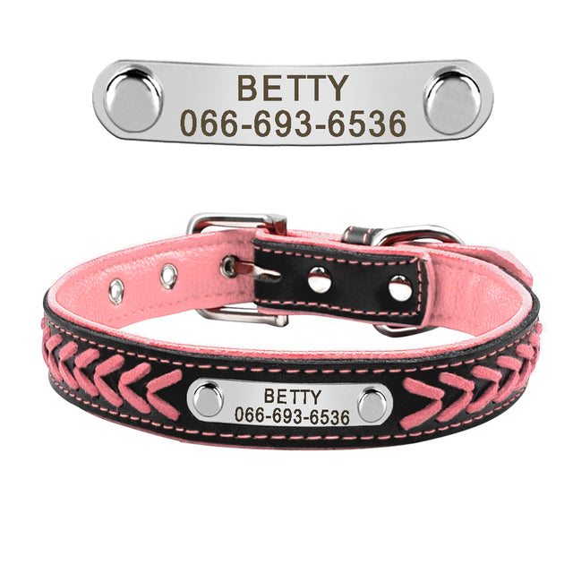 Dog Heaven™ Personalized Leather Collar