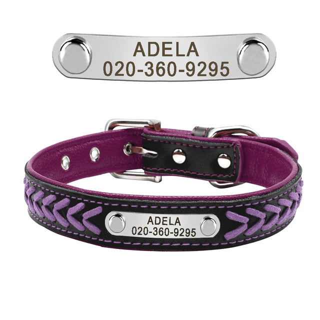 Dog Heaven™ Personalized Leather Collar