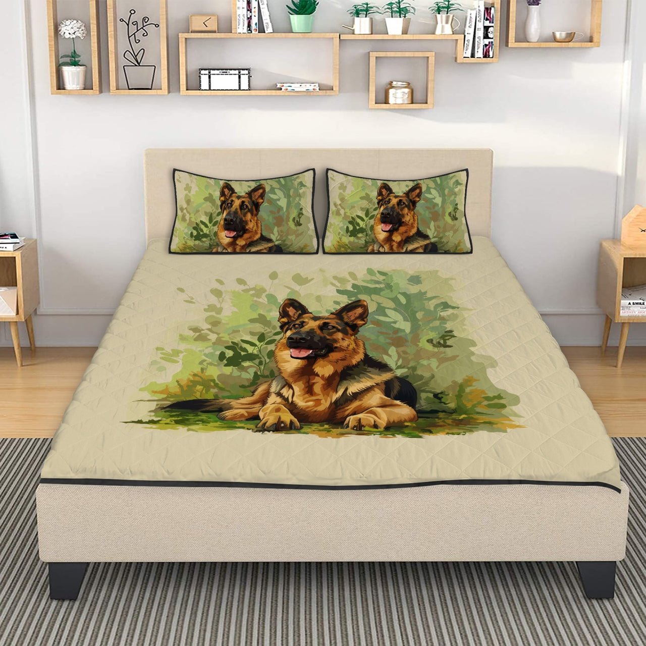 German Shepherd Bed Set