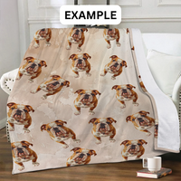 Thumbnail for Custom Plush Fleece Throw Blanket - Photo Blanket