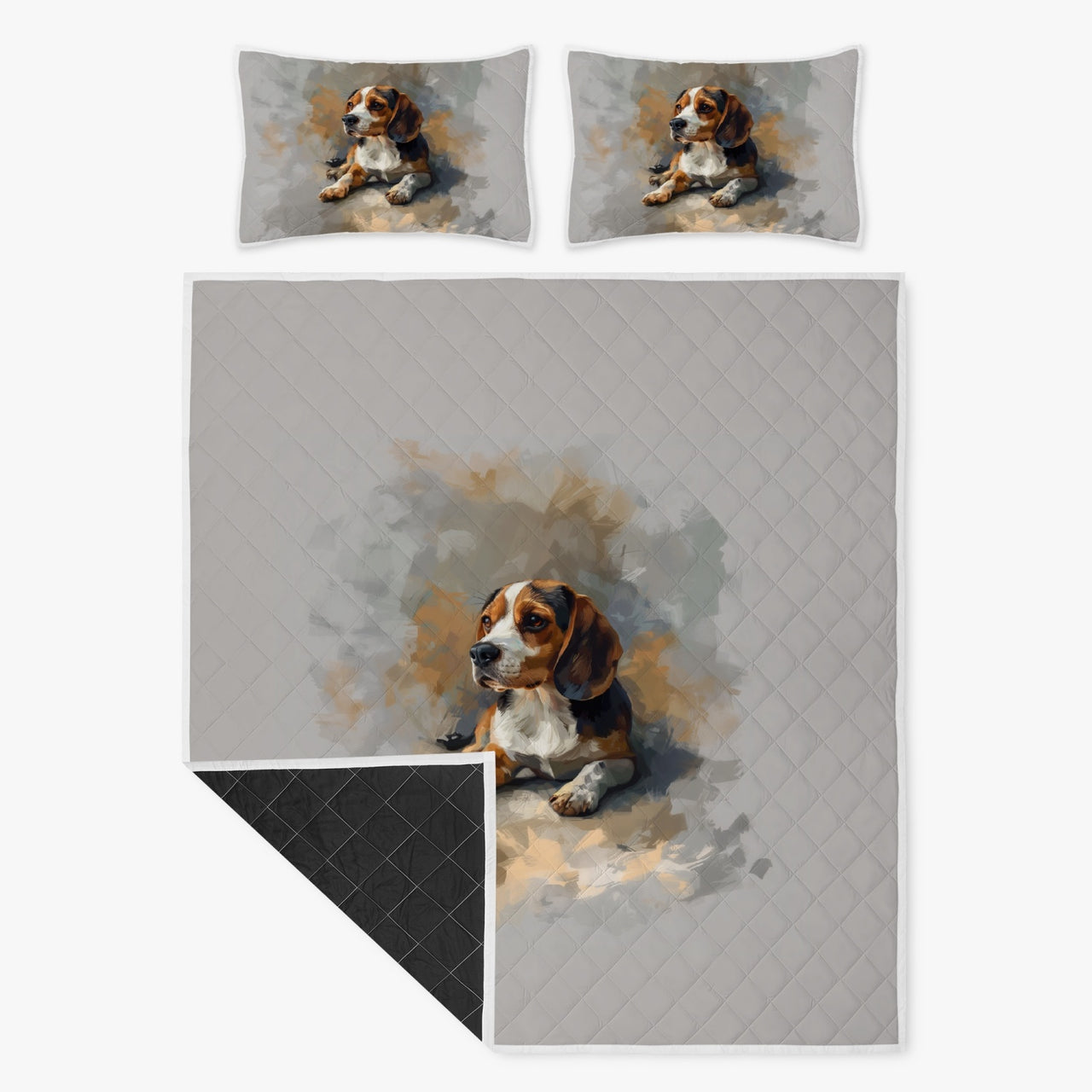 Cute Beagle Bed Set
