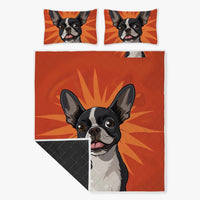 Thumbnail for Cute Boston Terrier Bed Set