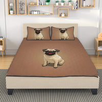 Thumbnail for Cute Pug Bed Set