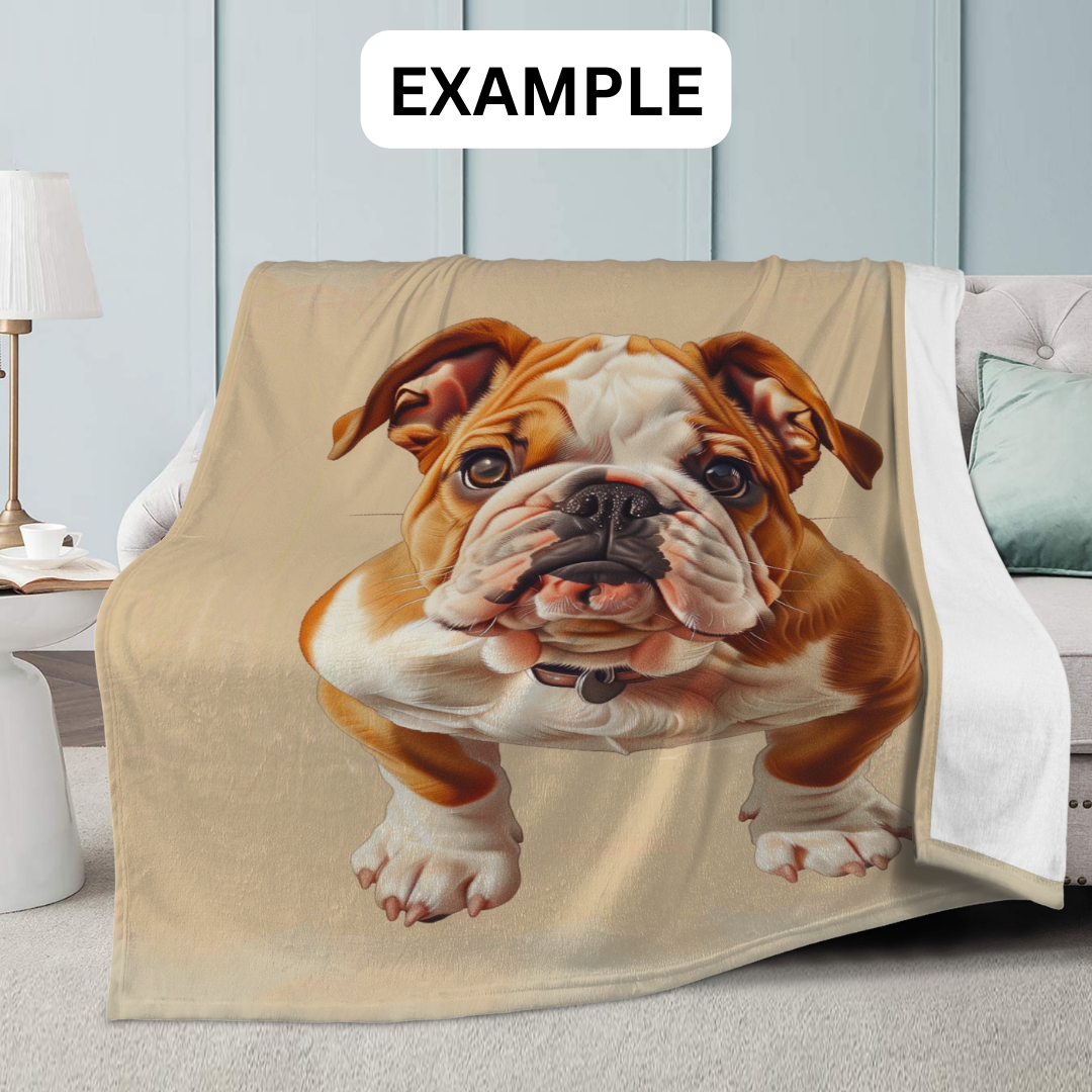 Custom Plush Fleece Throw Blanket - Photo Blanket