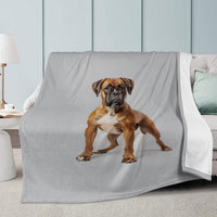 Thumbnail for Boxer Plush Fleece Throw Blanket