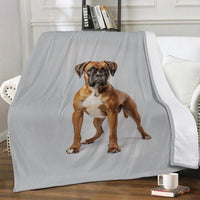 Thumbnail for Boxer Plush Fleece Throw Blanket