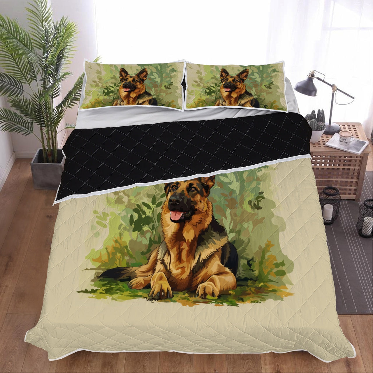 German Shepherd Bed Set