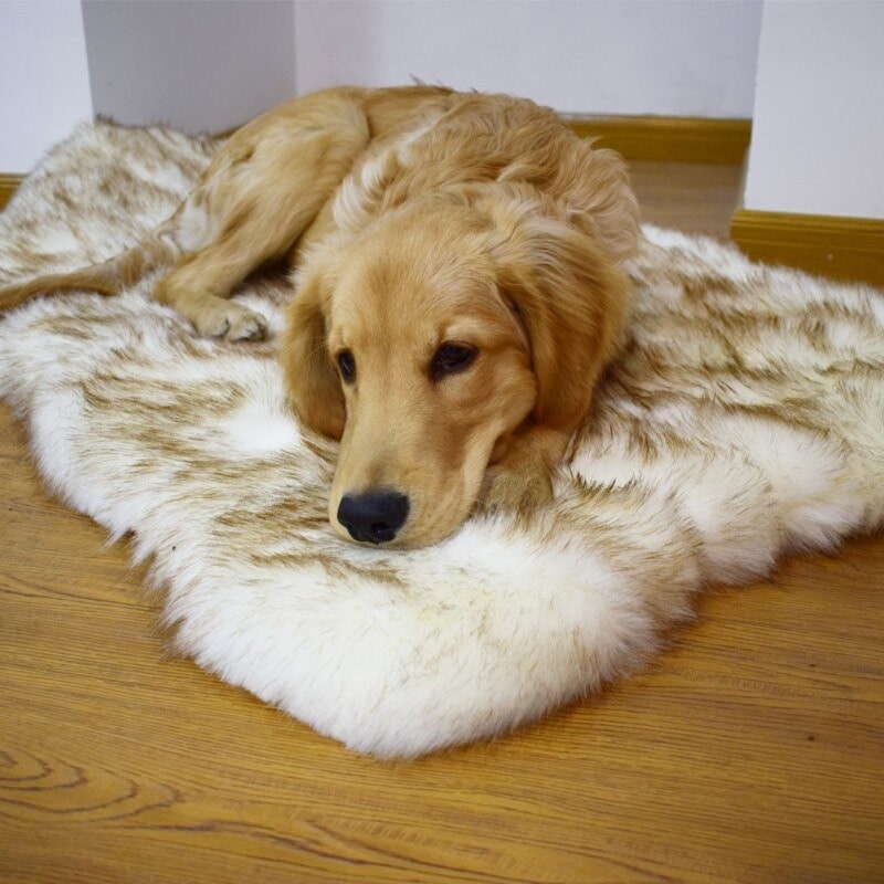 Dog Heaven™ Cloud Rug - Faux Fur Relaxing Dog Bed