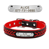 Thumbnail for Dog Heaven™ Personalized Leather Collar
