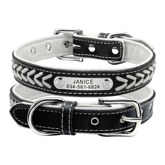 Dog Heaven™ Personalized Leather Collar