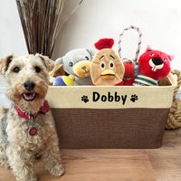 Thumbnail for Dog Heaven™ Personalized Toy Basket